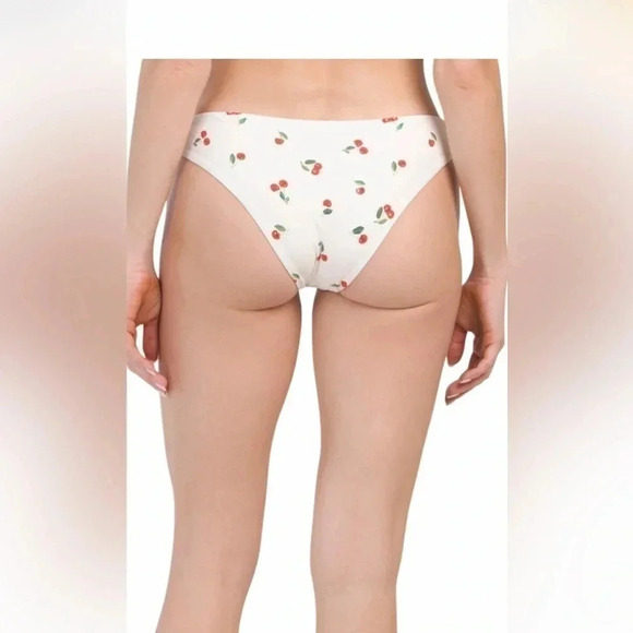 We WORE WHAT Cherries Swimsuit Bottom Size L Low Rise - Picture 2 of 3